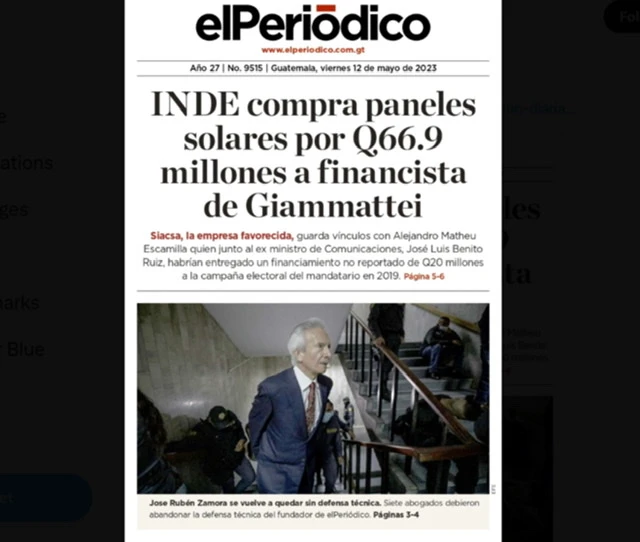 Guatemala : Son patron poursuivi, fermeture d'un journal critique du gouvernement