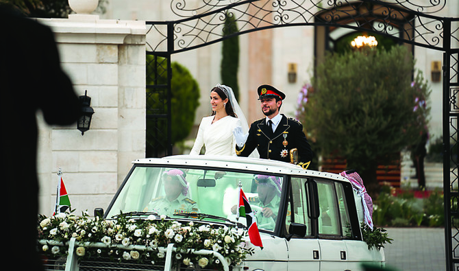 Le mariage royal, un hommage aux cultures jordanienne et saoudienne
