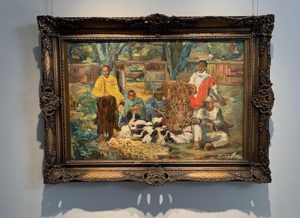 L'œuvre n'avait jamais été accrochée ailleurs qu’à la résidence de la famille Naghi. Elle est proposée pour la première fois par Christie's Paris en vente privée (fournie)
