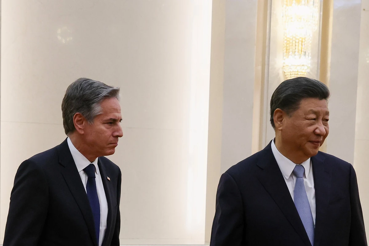 Le secrétaire d'État en Chine