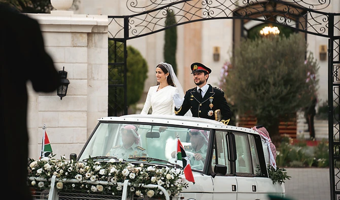 Le mariage royal, un hommage aux cultures jordanienne et saoudienne