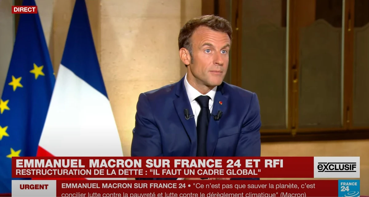 Climat, pauvreté: Macron appelle à une « mobilisation » pour des taxations internationales