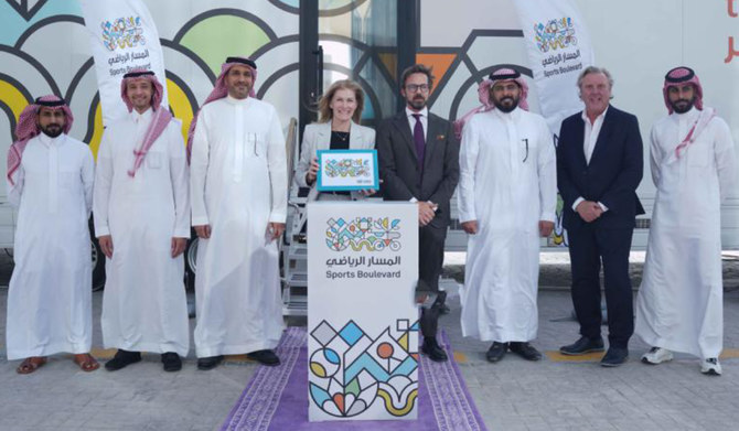Un nouveau centre d'information mobile pour promouvoir le projet de Boulevard des sports de Riyad