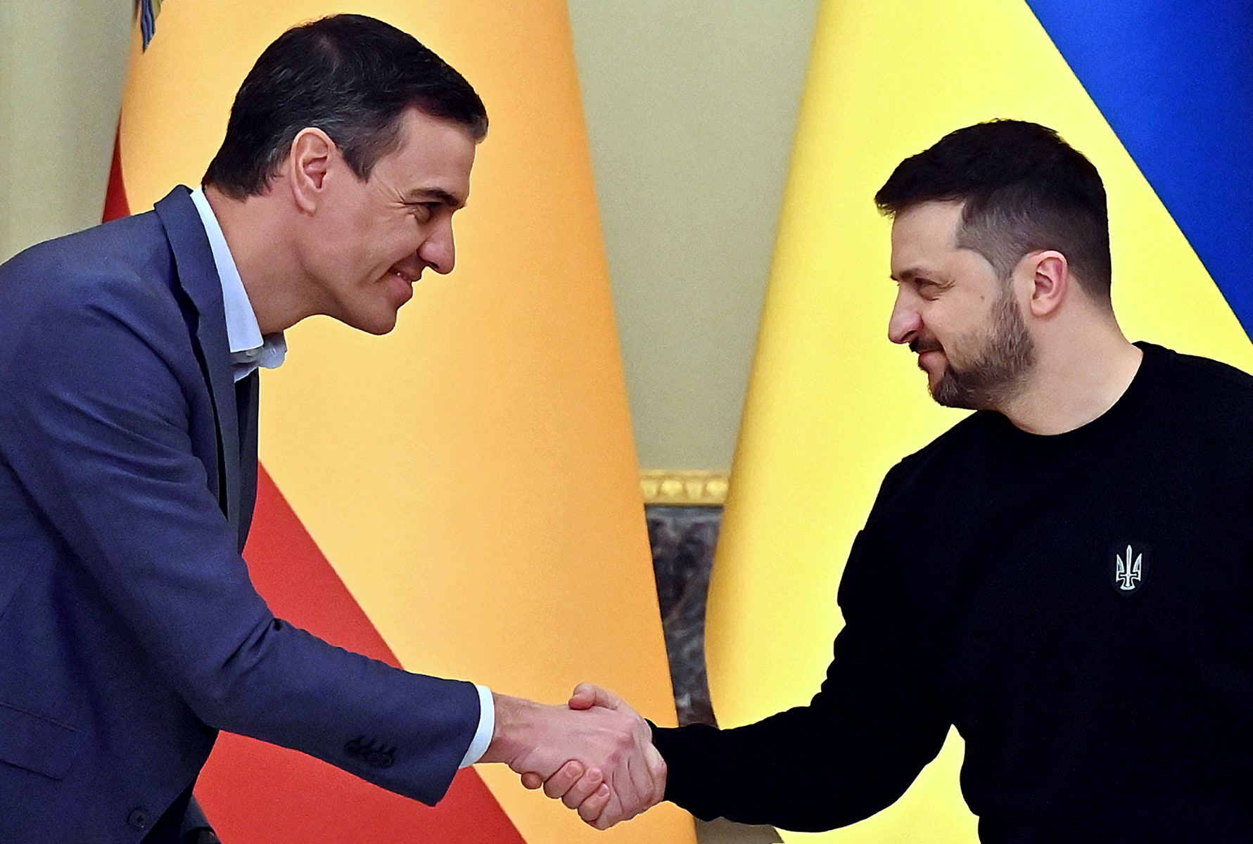 Sanchez arrive à Kiev, au premier jour de la présidence espagnole de l'UE