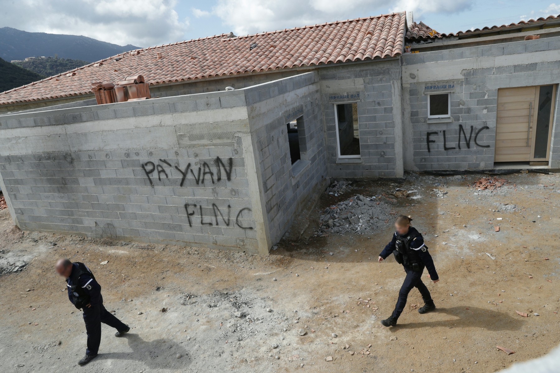 Corse: une maison visée par une charge explosive, avec tag FLNC