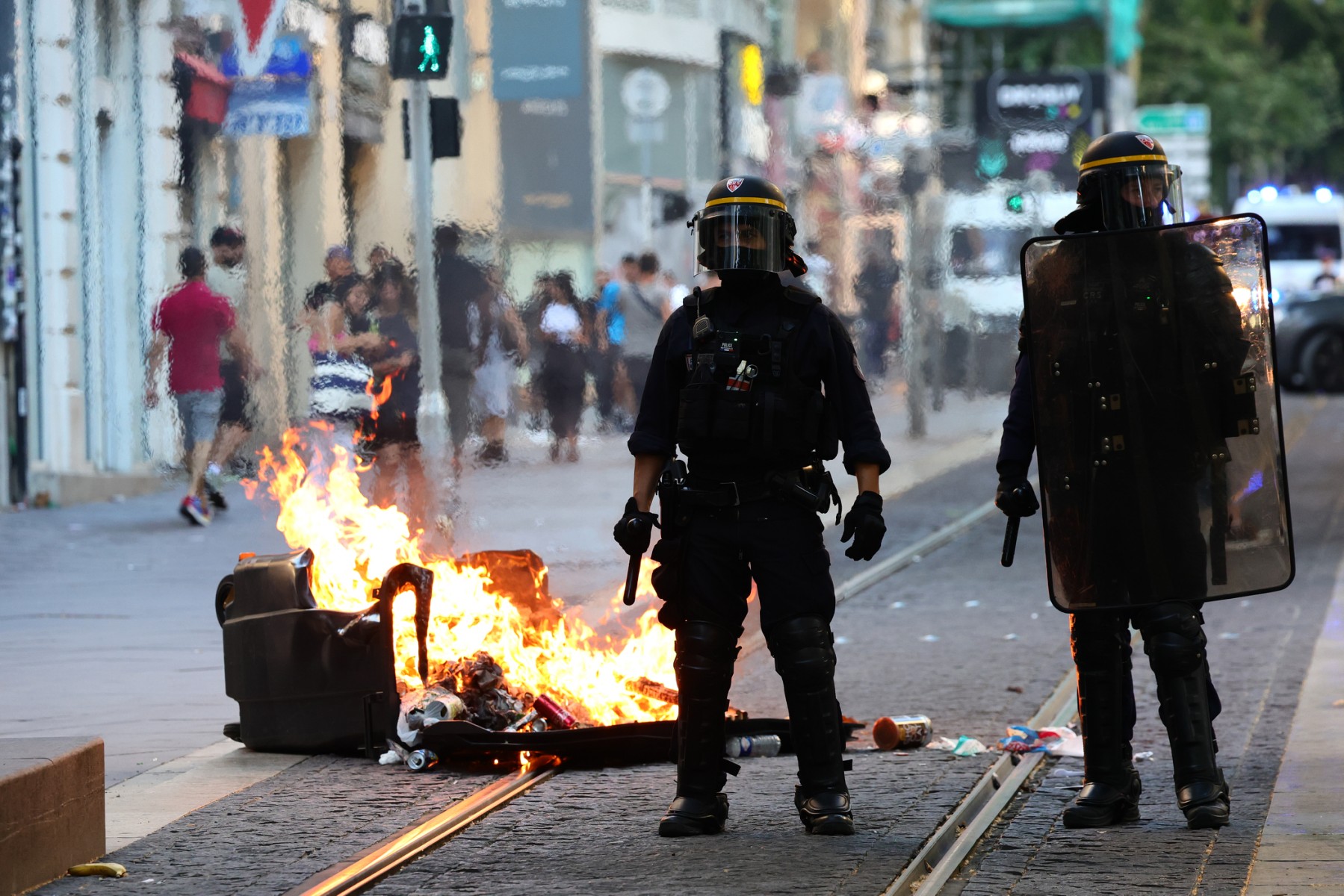 La protestation des policiers reste vive mais difficile à mesurer