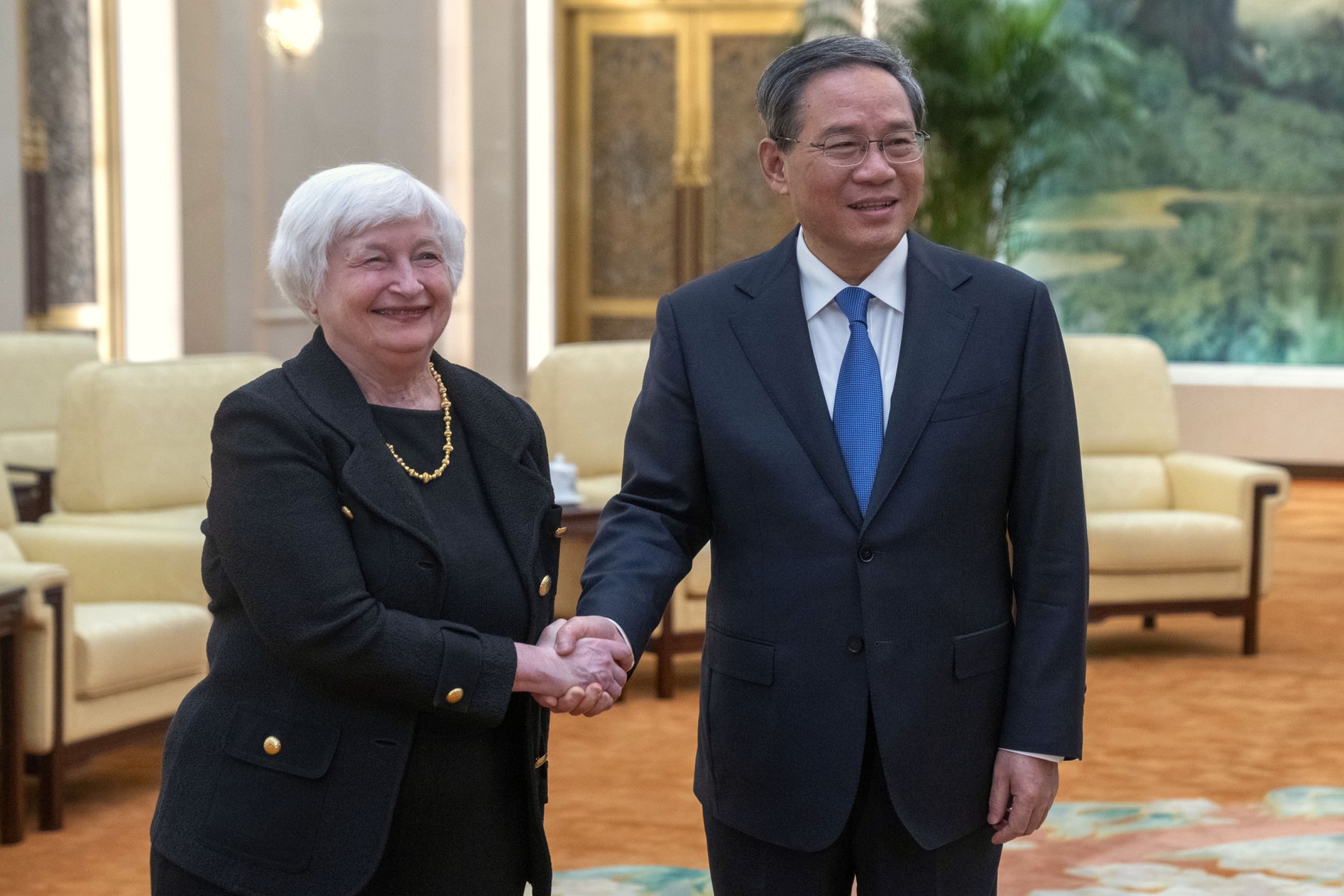 A Pékin, Yellen plaide pour une «concurrence saine» entre la Chine et les Etats-Unis