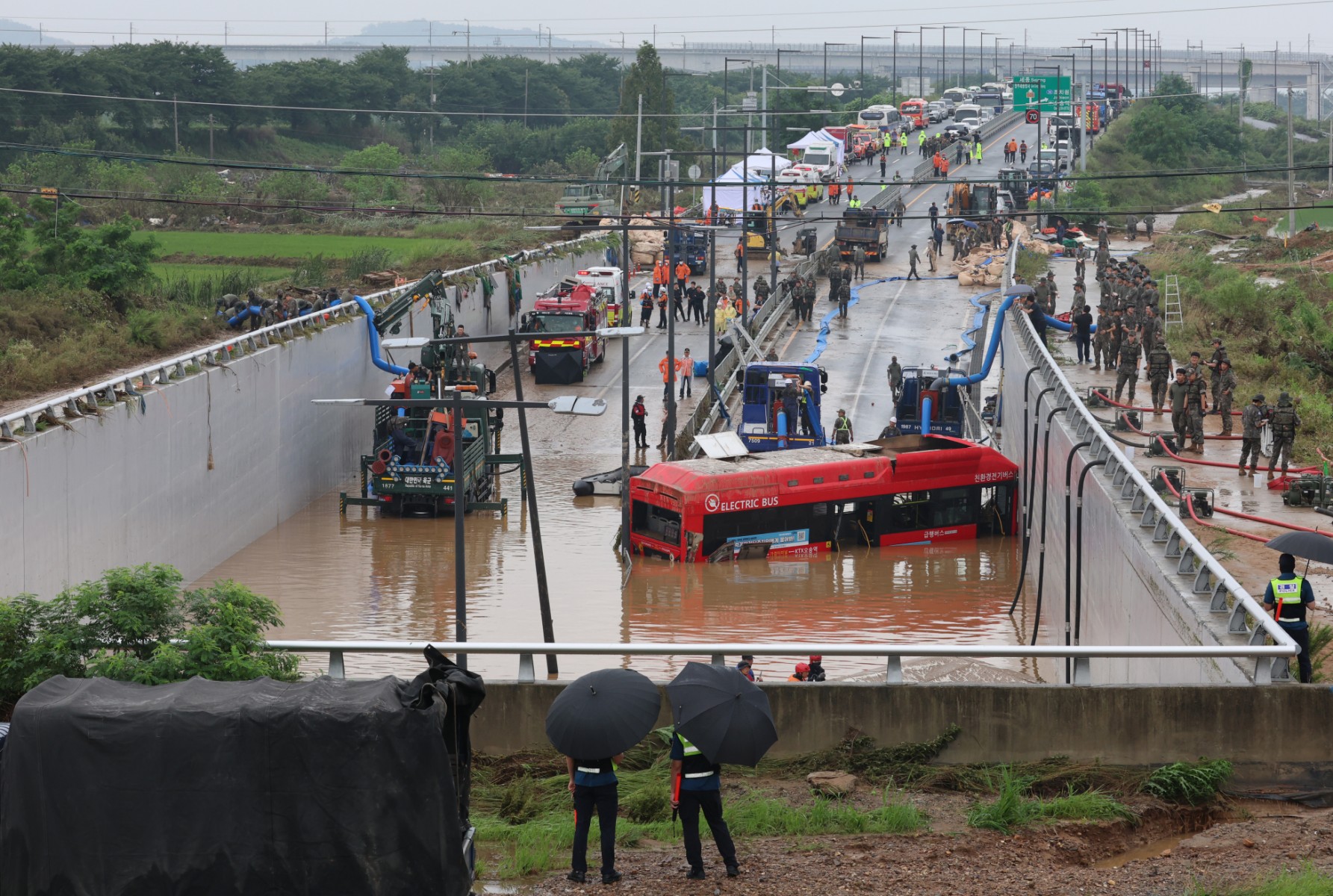 En Corée du Sud, inondations et glissements de terrain font 37 morts