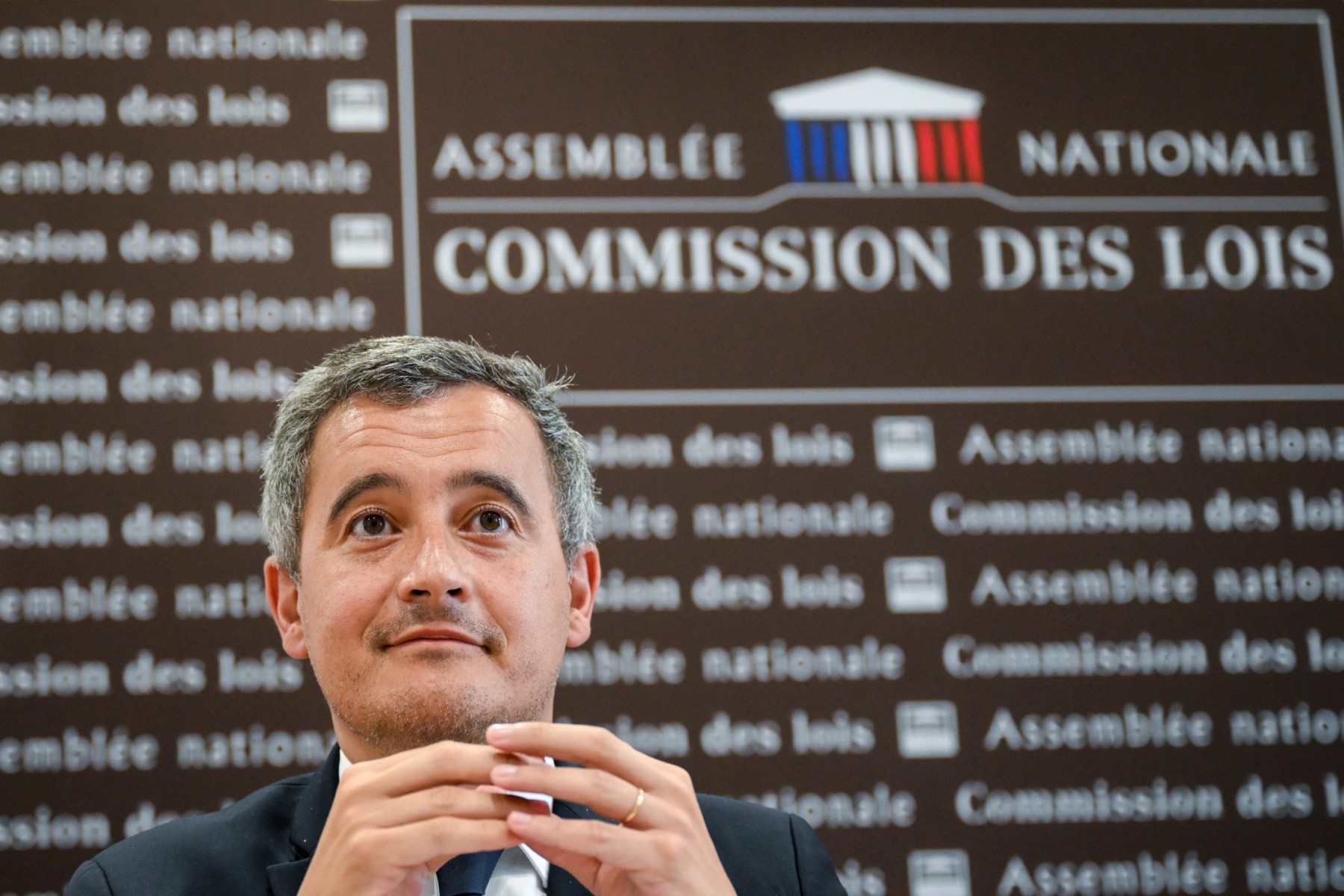 Darmanin en soutien des policiers et de leur patron