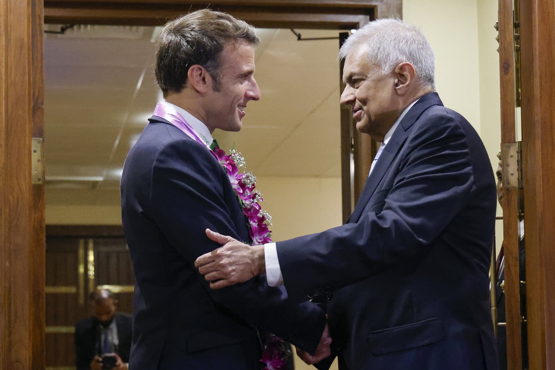 Macron fait une étape express et «historique» au Sri Lanka