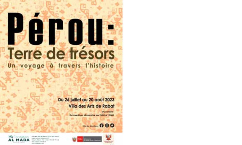Villa des arts de Rabat: Exposition «Pérou : Terre de trésors»