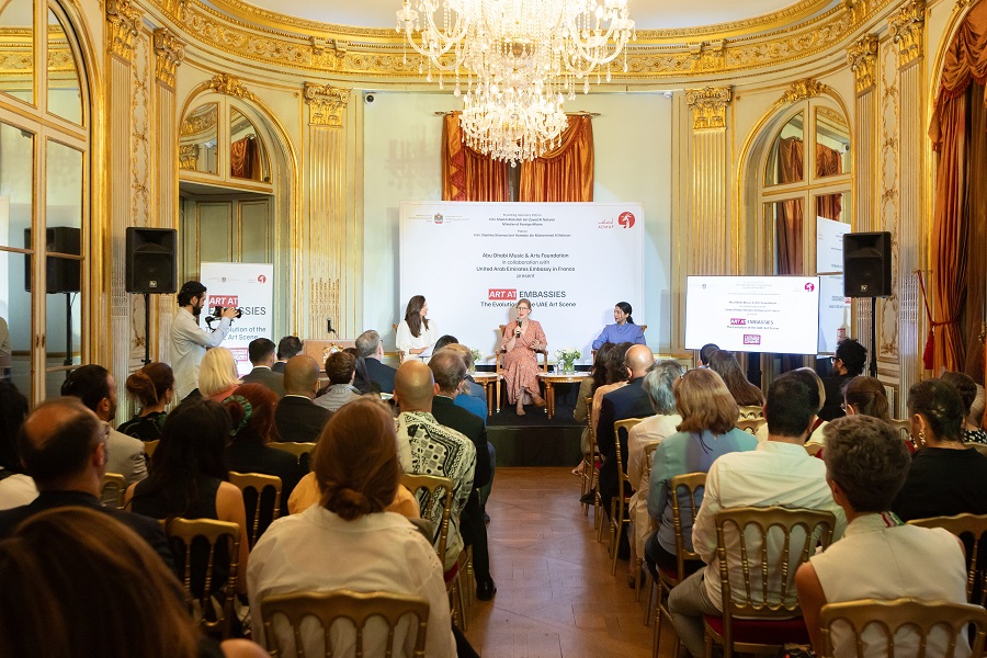 Paris: la Fondation de la musique et des arts d'Abu Dhabi inaugure son programme Art at Embassies