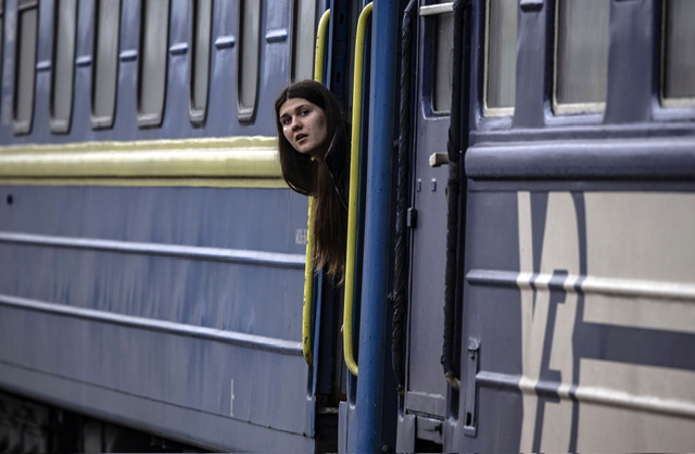 Dans les trains en Ukraine, des compartiments réservés aux femmes