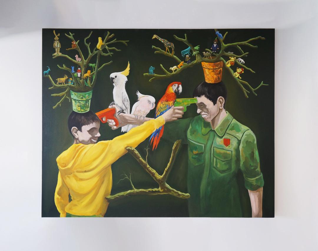 «Behind the scenes» exposition personnelle de Nabil Saouabi