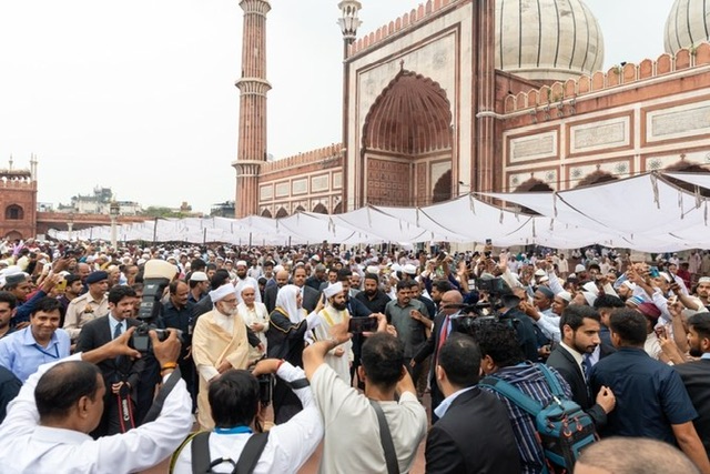 Le sermon du chef de la Ligue islamique mondiale écrit une nouvelle page de l'histoire de Jama Masjid en Inde
