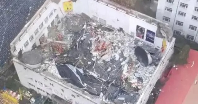 Chine: 11 morts après l'effondrement d'un gymnase