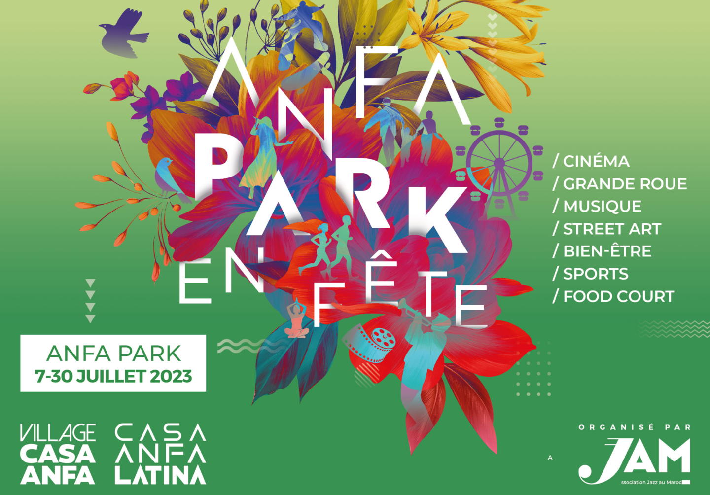 Le festival «Anfa Park en fête» de retour du 7 au 30 juillet