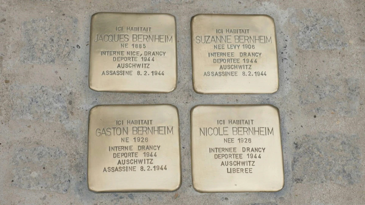Holocauste: les «pavés de la mémoire», ciment des familles de disparus