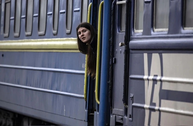Dans les trains en Ukraine, des compartiments réservés aux femmes