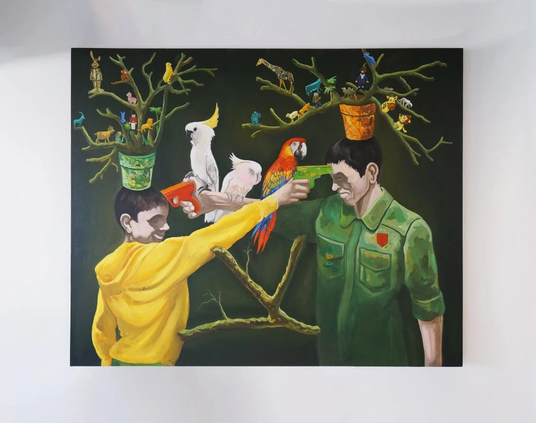 «Behind the scenes» exposition personnelle de Nabil Saouabi