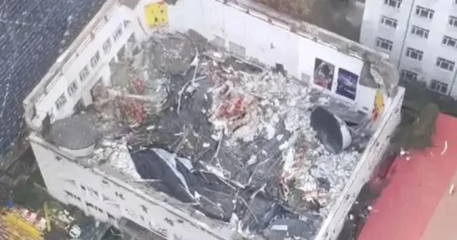 Chine: 11 morts après l'effondrement d'un gymnase