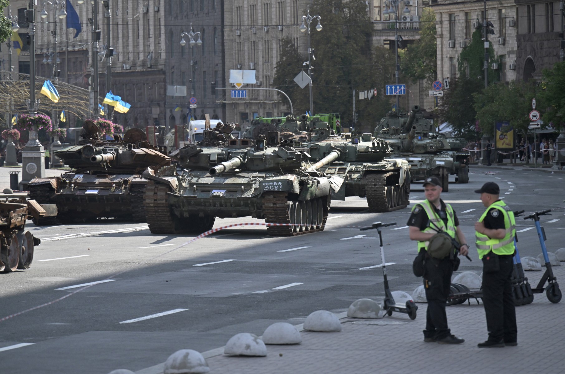 En Ukraine, la fête de l'Indépendance sous le signe d'une contre-offensive ardue