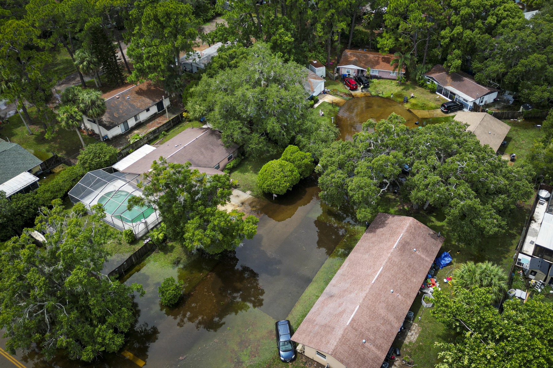 Vastes inondations en Floride dans le sillage de l'ouragan Idalia