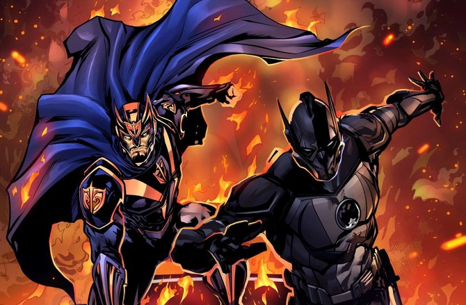 Des superhéros arabes et sud-asiatiques font équipe dans la nouvelle bande dessinée «Crestar and the Knight Stallion»