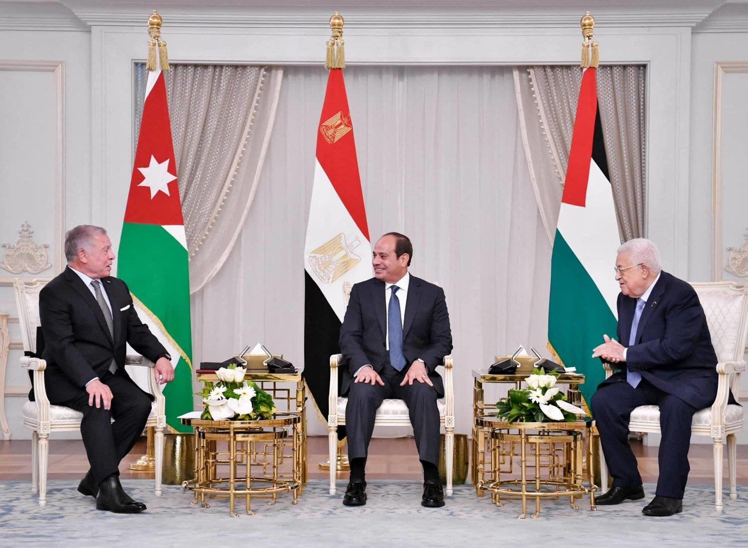 Sissi, Abdallah II et Abbas condamnent le «terrorisme des colons», soulignent l'initiative arabe