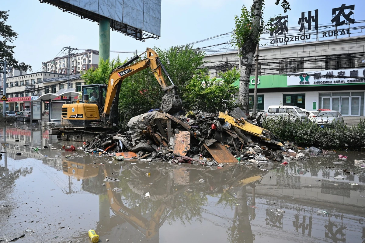 «Pertes énormes» pour les victimes des inondations en Chine