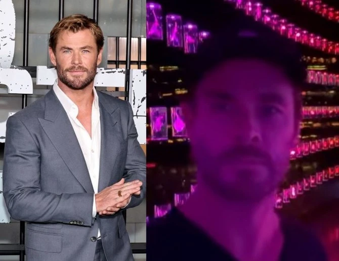 Chris Hemsworth visite le Musée du Futur de Dubaï