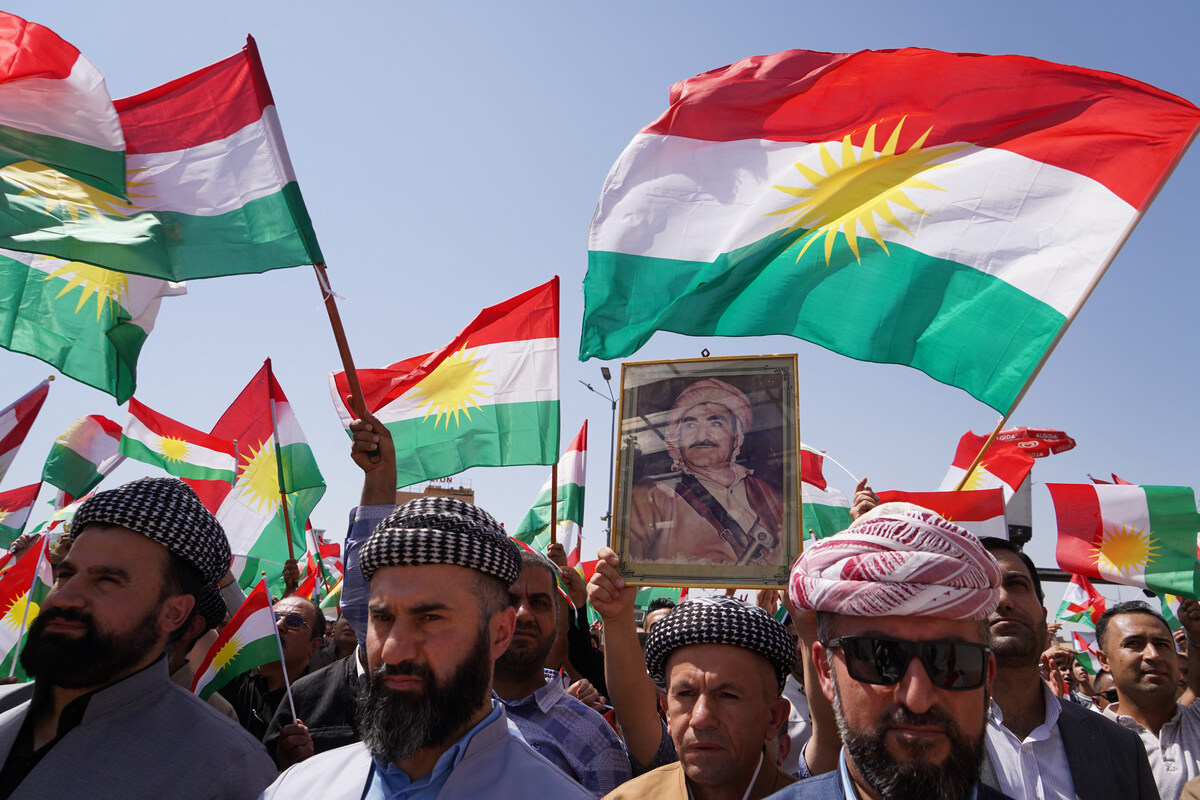 Manifestation au Kurdistan d'Irak contre le pouvoir fédéral de Bagdad