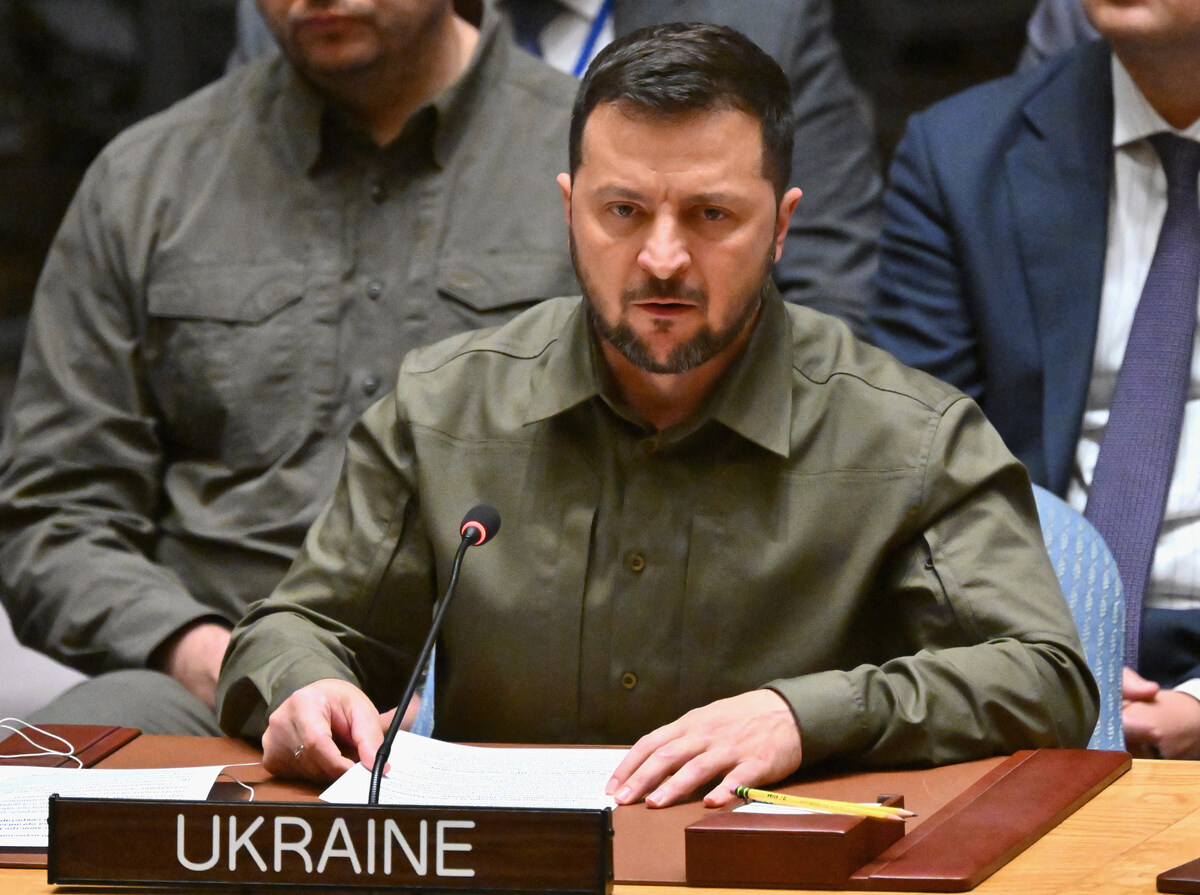 A l'ONU, Zelensky cible le droit de veto d'une Russie «criminelle»