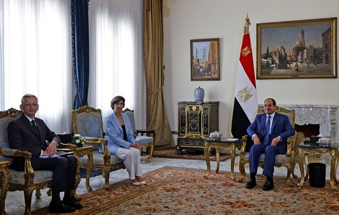 Le président Al-Sissi rencontre la cheffe de la diplomatie française