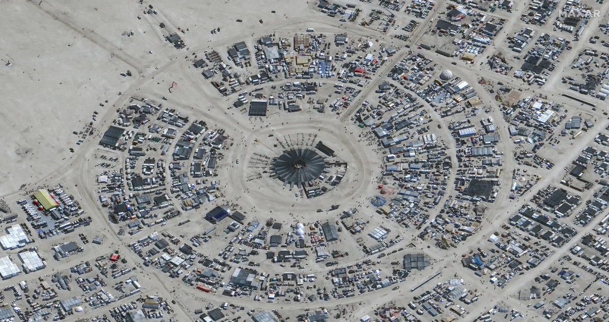 Festival Burning Man: Début de «l'exode» hors du bourbier en plein désert