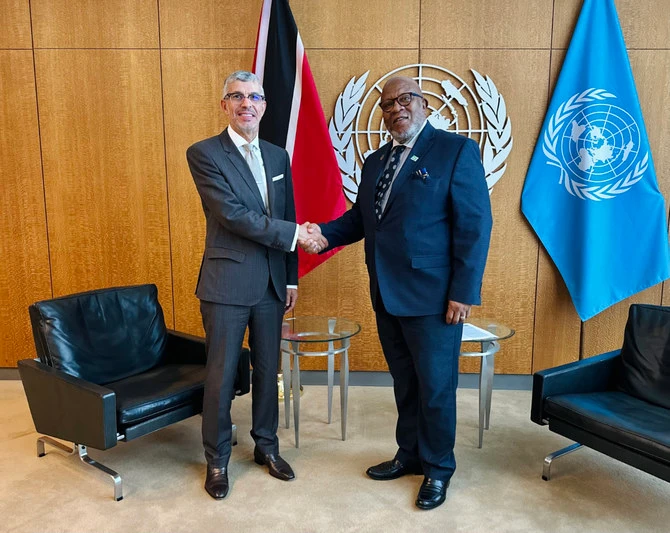 L’envoyé saoudien s’entretient avec le président de l’Assemblée générale de l’ONU