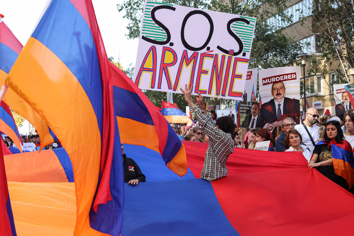 Nagorny Karabakh: rassemblements de soutien aux Arméniens