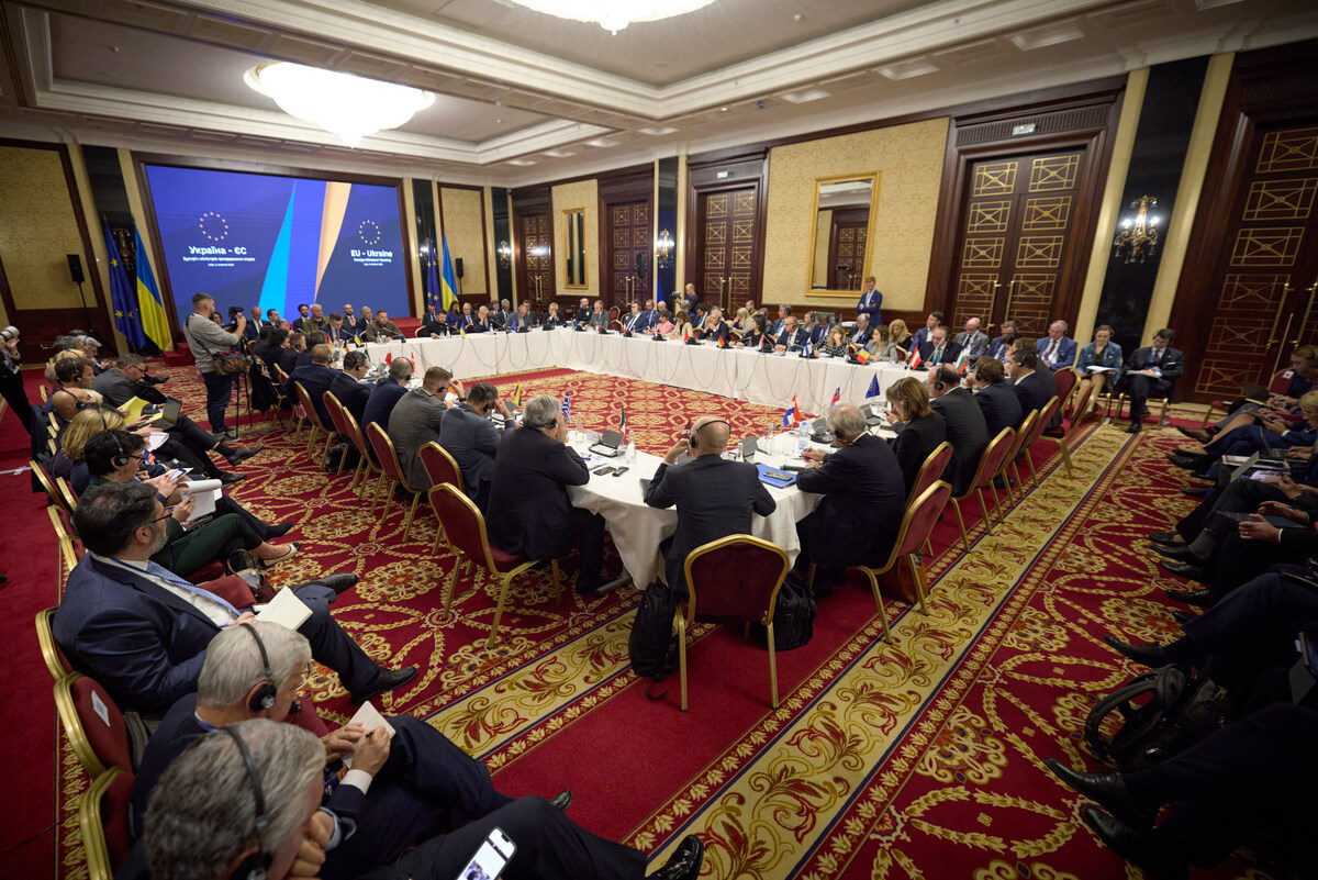 Les ministres européens promettent un «soutien durable» lors d'une rencontre «historique» à Kiev
