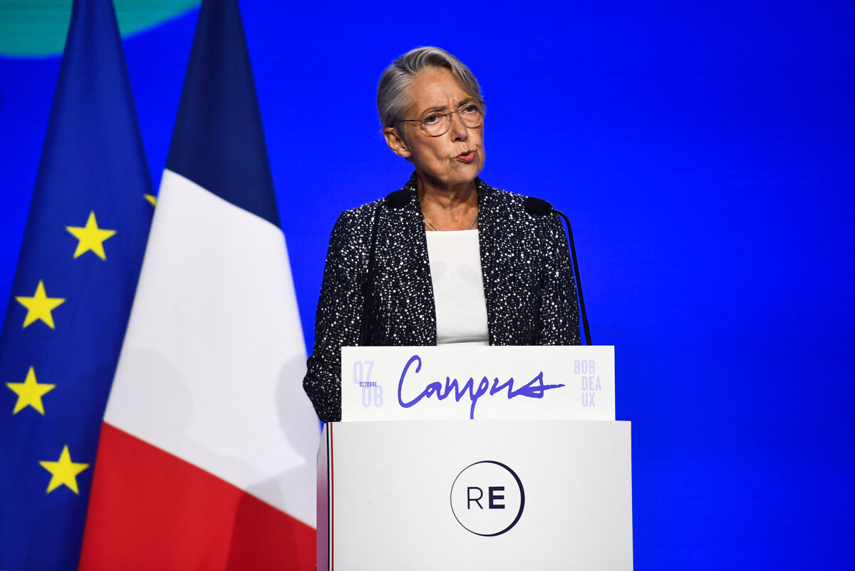Devant Renaissance, Borne vante le «seul bulletin de vote pro-européen»