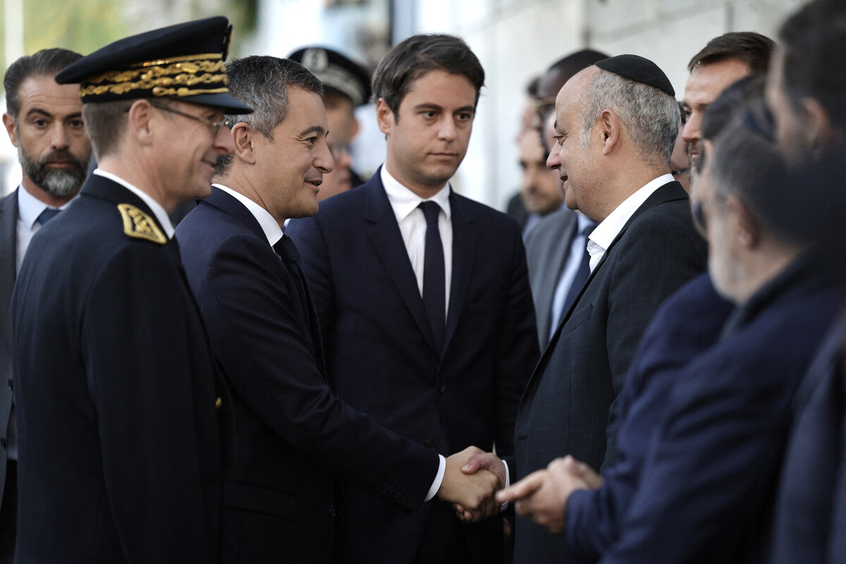 Darmanin demande «l'expulsion immédiate» des auteurs étrangers d'actes antisémites
