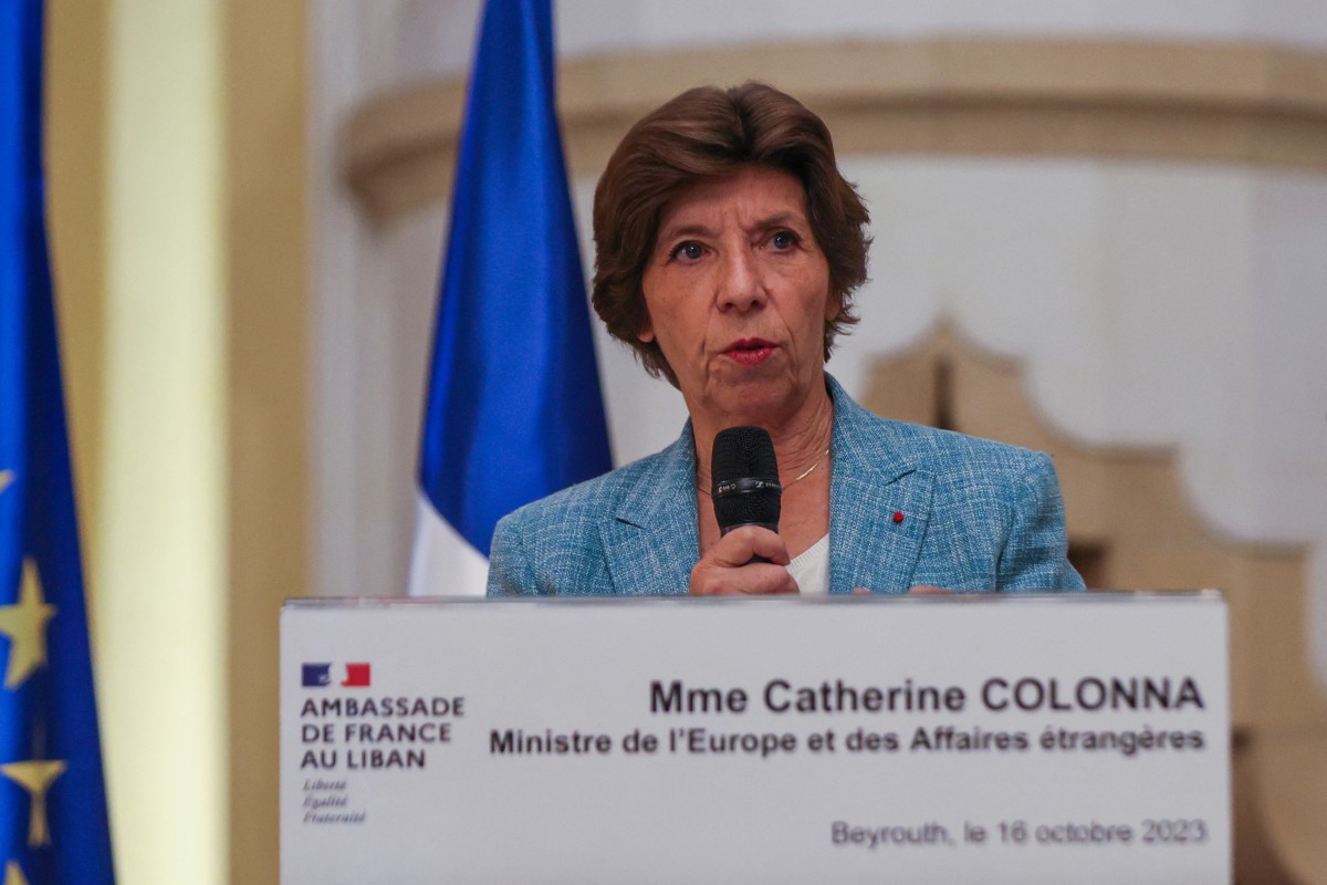 Israël: le Liban doit tout faire pour rester à l'écart d'un engrenage affirme Catherine Colonna