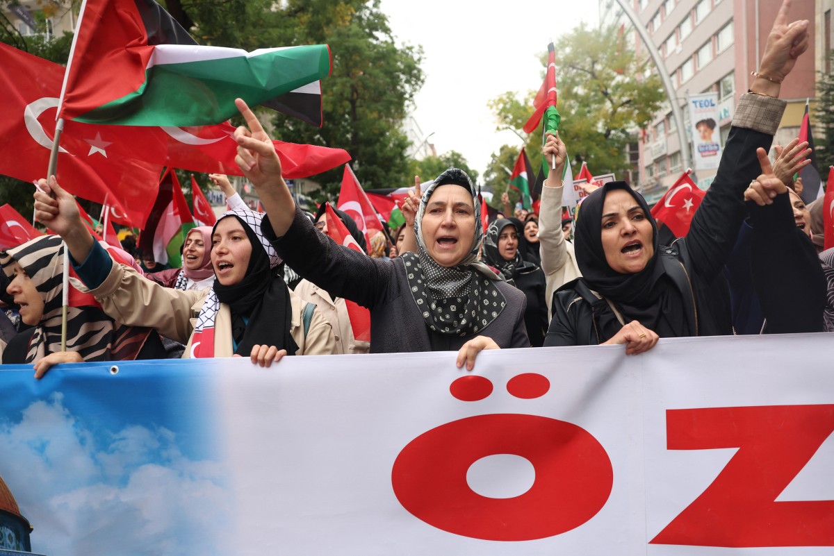 Turquie: Nouvelle manifestation devant le consulat d'Israël à Istanbul