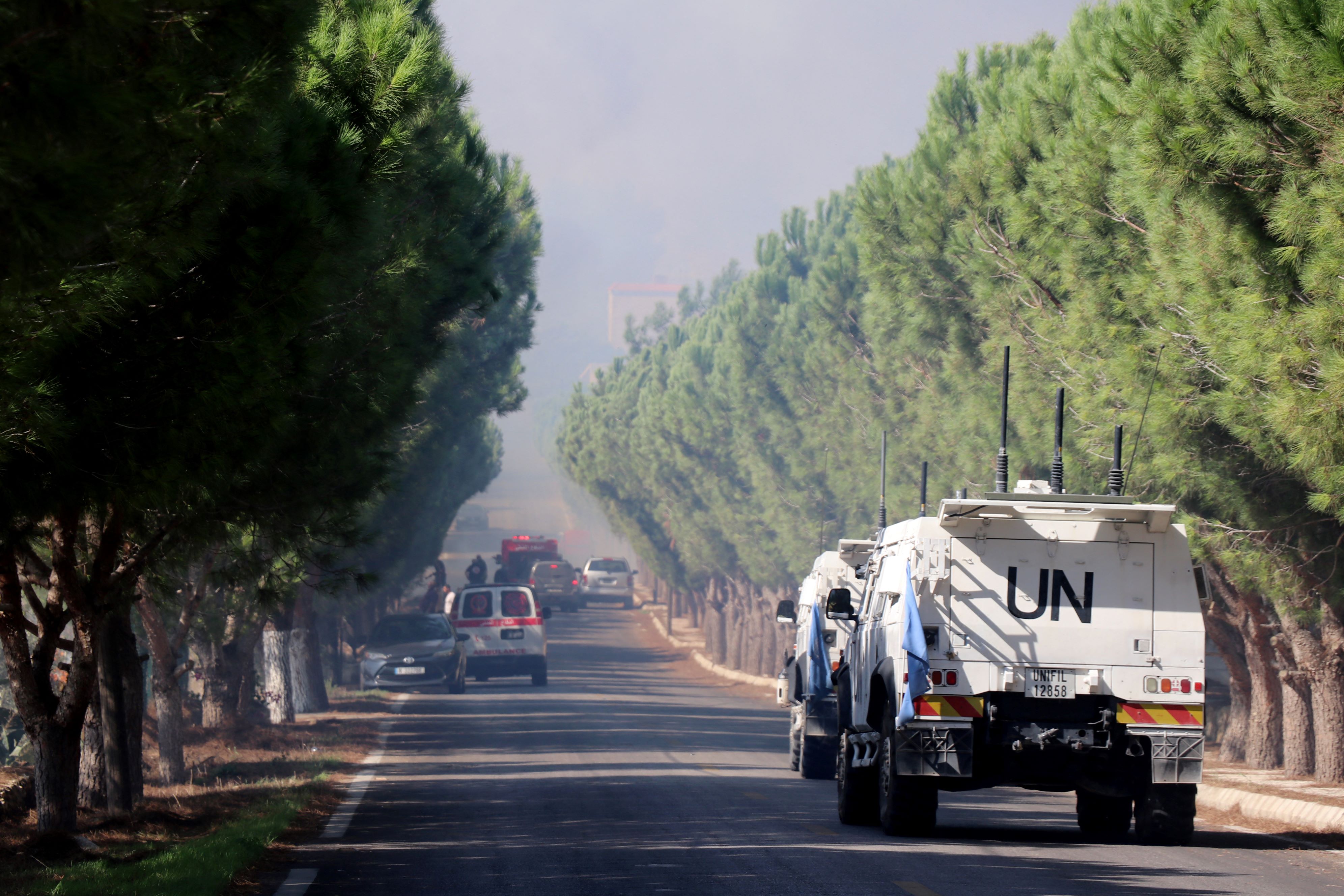 Un obus touche le QG de la force de maintien de la paix au Liban