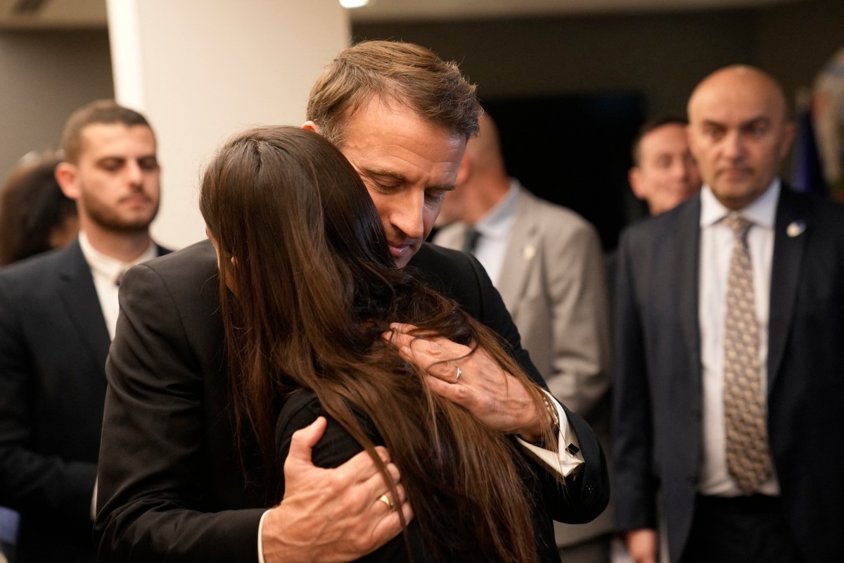 Emmanuel Macron en Israël, les images