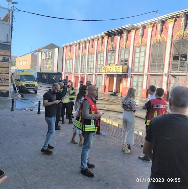 Le «décompte fait état de treize morts», selon les secours qui ont pu pénétrer dans le bâtiment situé dans le quartier d'Atalayas, à Murcie (Photo compte X officiel du Centre de coordination des urgences de @regiondemurcia https://x.com/112rmurcia/status/1708395708850569556?s=20)