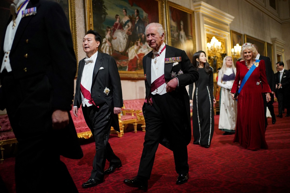 Discours devant le Parlement et accueil royal pour le président sud-coréen à Londres