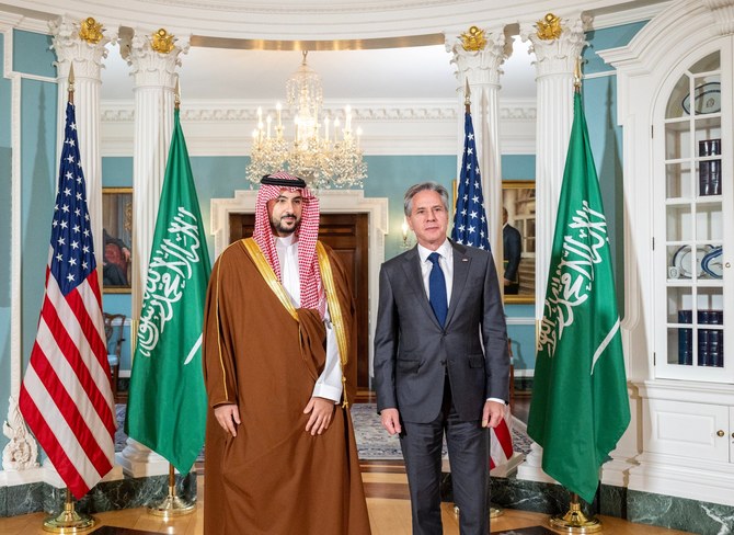 Le ministre saoudien de la Défense rencontre le secrétaire d’État américain à Washington