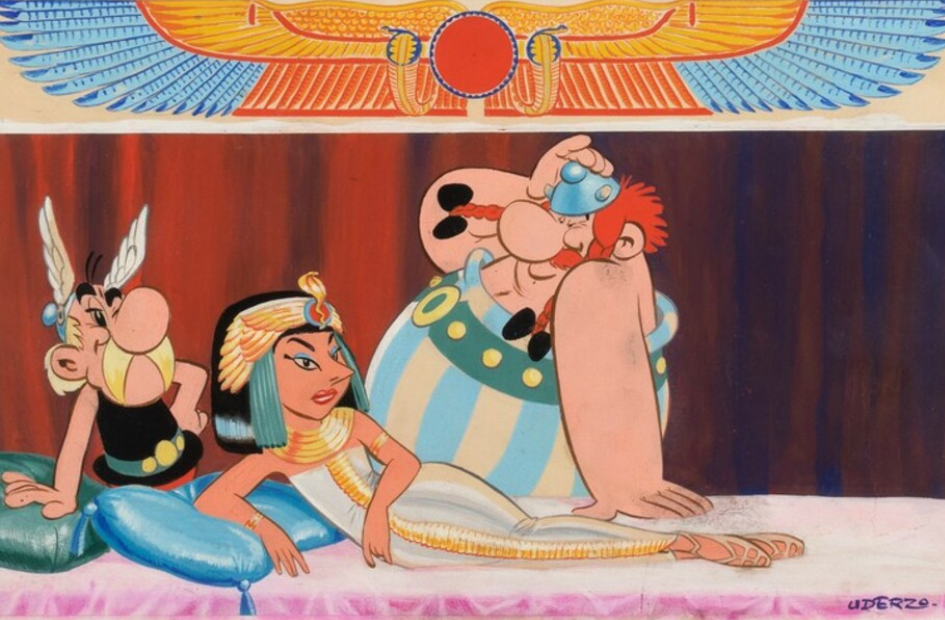 L'original de la couverture d'«Astérix et Cléopâtre» mis aux enchères