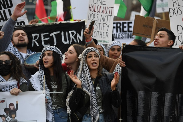 Des milliers de manifestants à Washington pour demander un «cessez-le-feu» a Gaza