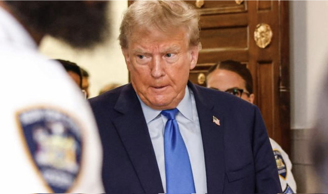 Donald Trump, comme un volcan dans un tribunal